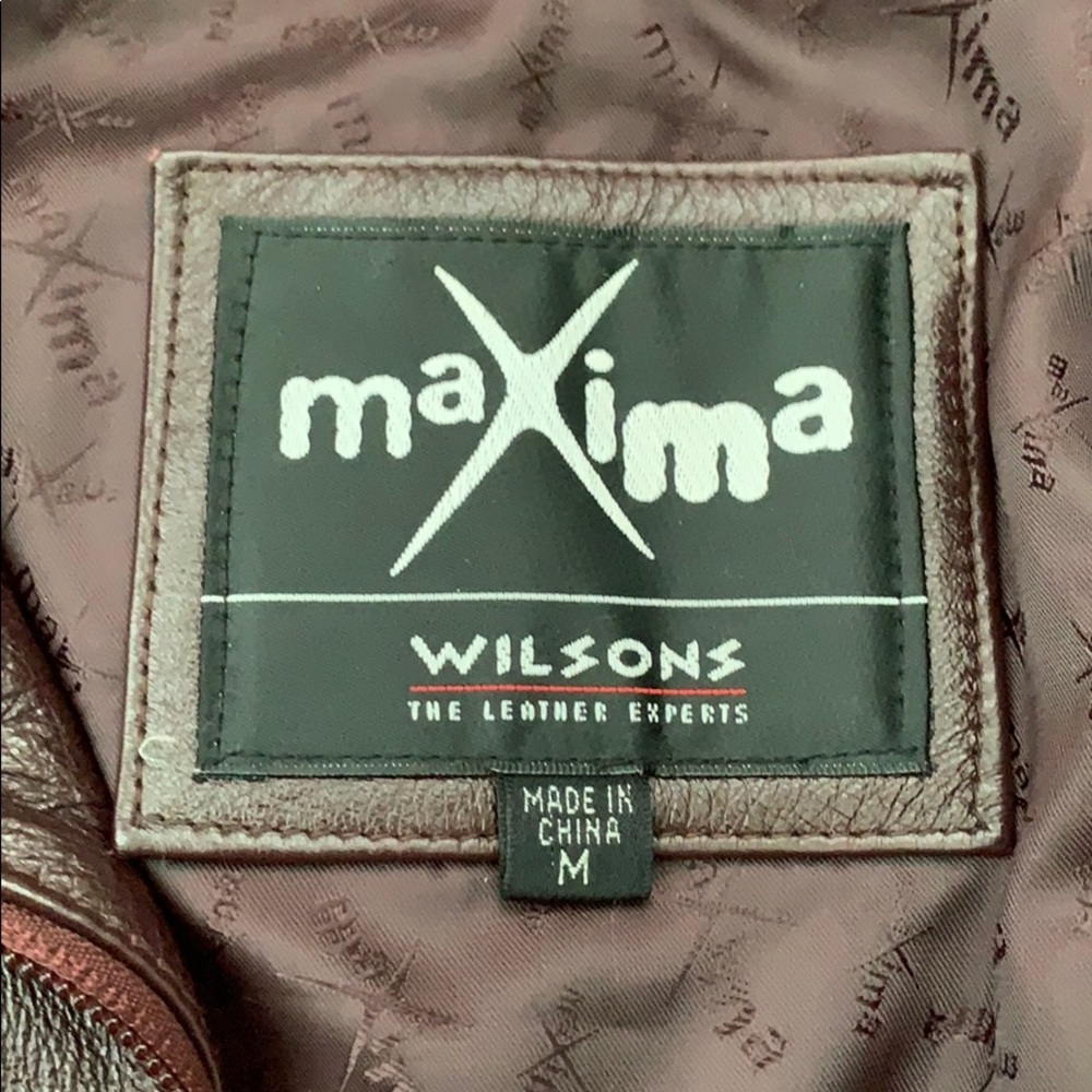 Authentic Wilson’s Leather Jacket (Maroon) - image 2